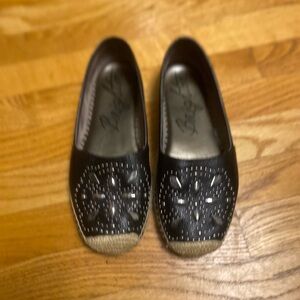 Brighton Women's Loafers Studded Jett Espadrille slip on